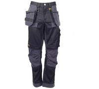 DEWALT Harrison Stretch Trouser 32W 31L Grey/Black