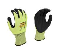 DEWALT HI-VIS CUT D GRIP GLOVE L / 9