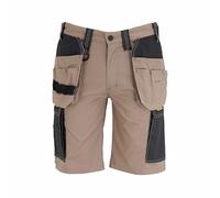 DEWALT High Point Men's Pro-Stretch, Slim Fit, Holster Pocket Work Shorts, Stone, W30
