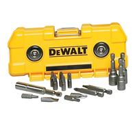 DEWALT Impact Driver Bit Set with Magnetic Tough Case, 15-Piece Carbide Tipped Bits (DWMTC15)