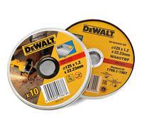 DeWalt INOX Thin Stainless Steel Cutting Disc 10 Pack 125mm