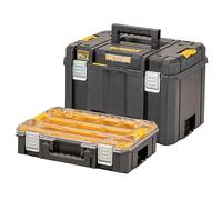 Dewalt IP54 TSTAK Deep Box and Organiser Bundle