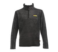 DeWalt Jonesborough Quarter ZIP Mid Layer Fleec Size Extra Large Made from Stretch Polyester Grey