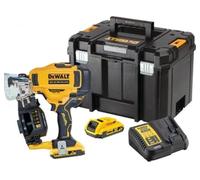 DeWALT Koolborstelloos DCN45RND2 18V Li-ion Battery Rolspijktacker for Dakwerk Set (2x 2.0Ah Accu) in TSTAK - 19-45 mm