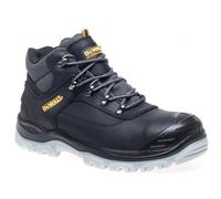 Dewalt Laser Safety Boots Black Leather Steel Toecap Midsole Sizes 6-12