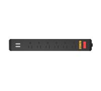 DEWALT Magnetic Power Strip with 6 Power Outlets, DEWALT Workshop Storage System Compatible (DWST82693)