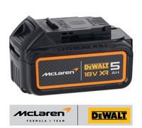 Dewalt Mclaren F1 Dcb184 18V 5.0Ah Li-Ion Battery Xr Range Lithium Dcb184M - Led By Buyaparcel