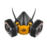 Dewalt Medium Half Mask Respirator Face Mask with A2P3 Filters Easy Breathing