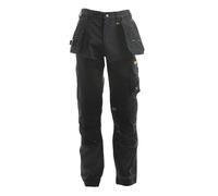 DEWALT Memphis Stretch Trouser 36W 29L Black/Grey