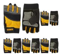 DEWALT Men's - Fingerless Performance Gloves Large, Black, L Pack of 5 UK
