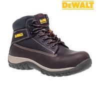 DeWalt Mens Safety Work Boots Hammer Nubuck Leather Brown Composite Non Metal