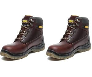 DeWALT Men's Titanium S3 Safety Boots Tan UK 10 EUR 44, Titanium Tan, UK (Pack of 2)