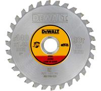 Dewalt DT1923-QZ DT1923-QZ-Hoja Sierra Circular sin Cable 140x20mm 30D para Acero, Silver