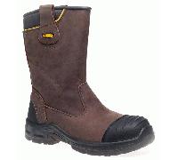 DEWALT MILLINGTON 11 Millington Brown Non-Metallic/Lightweight/Waterproof Rigger Boot, size 11 UK