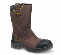DEWALT MILLINGTON 12 Millington Brown Non-Metallic/Lightweight/Waterproof Rigger Boot, size 12 UK