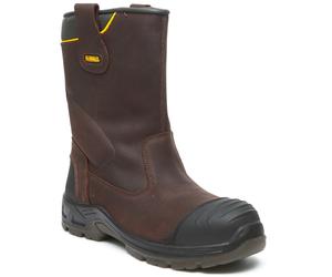Dewalt Millington Pro Lightweight Waterproof Composite Safety Rigger Boots Brown