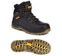 DEWALT Newark Waterproof Safety Boots, Black Size 8