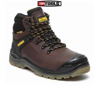 DeWalt Newark Mens Safety Hiker Boots Waterproof Steel Toe Midsole Brown S3