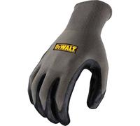 Dewalt Nitrile Coated Work Gloves in Grey Dewalt Grey