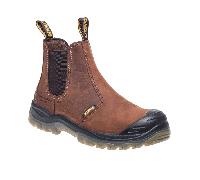 DeWalt Nitrogen Mens Safety Boots | Brown Dealer | S3 SRA Rated | Water Resistant |Steel Toe Cap Boot | Size 8 UK