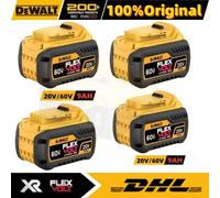DeWALT Original Battery 20V/60V 6Ah 9Ah MAX FlexVolt for DCB606 DCB205 DCB206 DCB209 DCB182 Power Tool 20V 2PCS 2Ah-Charger