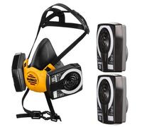 Dewalt P3 Half Mask Respirator Large Face Dust Mask With Extra P3 Filters