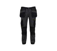 DeWalt Albany Slim Fit Trouser Grey/Black 29" 36" Waist Siz 36" 29"
