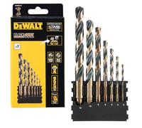 DeWalt DT70829-QZ Black & Gold HSS-G Metal Drilling TOUGHCASE Bit Bar Set x7 Pcs