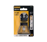 DeWALT 54mm 3-Sided Bi-Metal Oscillating Blade (5 Pc), DT20775-QZ