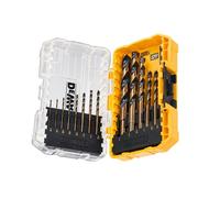 Dewalt Power Tools Dt70727 Black&gold Hss Drill Set, 14 Piece