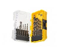 Dewalt Power Tools Dt70728 Black&gold Hss Drill Set, 19 Piece Multi Colour (One Size)
