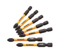 DeWalt Screwdriver Bit Pozi Extreme Impact Torsion PZ2 50mm Pack of 7