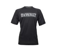 DEWALT Easton XL Easton Black PWS Performance T-Shirt (Lightweight Design with Vented Sides), Size Extra Large