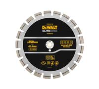 Dewalt Power Tools ELITE SERIES™ Asphalt Diamond Segmented Wheel 350 x 25.4mm -