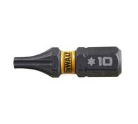 Dewalt Power Tools Extreme Flextorq Bits T10 x 25mm in Black Dewalt Black