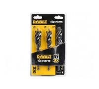 Dewalt Power Tools Extreme Tri Flute Bit Set, 3 Piece Multi Colour (One Size)