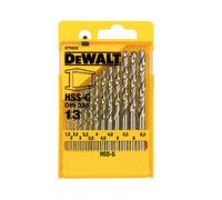 Dewalt Power Tools HSS-G Jobber Drill Bit Set, 13 Piece