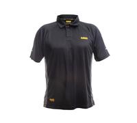 DeWalt Rutland PWS Polo Shirt Black XL Size: XL, Colour: Black XL