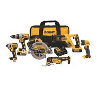 DEWALT 20V MAX Power Tool Combo Kit, 6-Tool Cordless Power Tool Set with 2 Batteries and Charger (DCK694P2)
