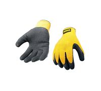 Dewalt Power Tools Yellow Knit Back Latex Gloves - Large