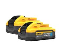 DEWALT POWERSTACK Slide Battery Twin Pack 18V 5.0Ah Li-ion DEWDCBP518H2