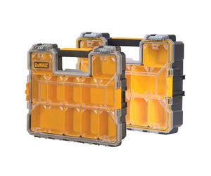 DeWalt Pro Organisers(1 x Deep 1 xShallow)IP53 Water Resistance Pack 2