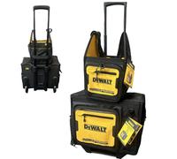 Dewalt Pro Rolling Wheeled Tool Bag Case Soft Storage Stackable + 11" Tote Bag