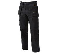 Dewalt Pro Tradesman Black Men's Trousers, W30" L31"