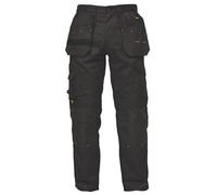 Dewalt Pro Tradesman Black Trousers, W30" L33"