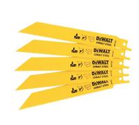 DeWalt DT2345-QZ Cobalt Steel Sabre Blade General Purpose 152mm Pack of 5