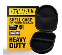 DEWALT Protective Headphone Case for Pro Max Neckband, Compact & Lightweight with EVA Earphone Hard Shell Case, Headset Travel Carry Shockproof, Water-Resistant, Soft Interior & Accessory Pocket