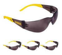 DEWALT Protector Smoke Ploycarbon Safety Glasses (Pack of 4)
