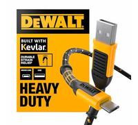 DEWALT Reinforced Braided Cable for Micro-USB, 4 ft.