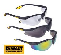 Dewalt REINFORCER DPG58 Safety Glasses EN166 Clear Smoke Fire Lens